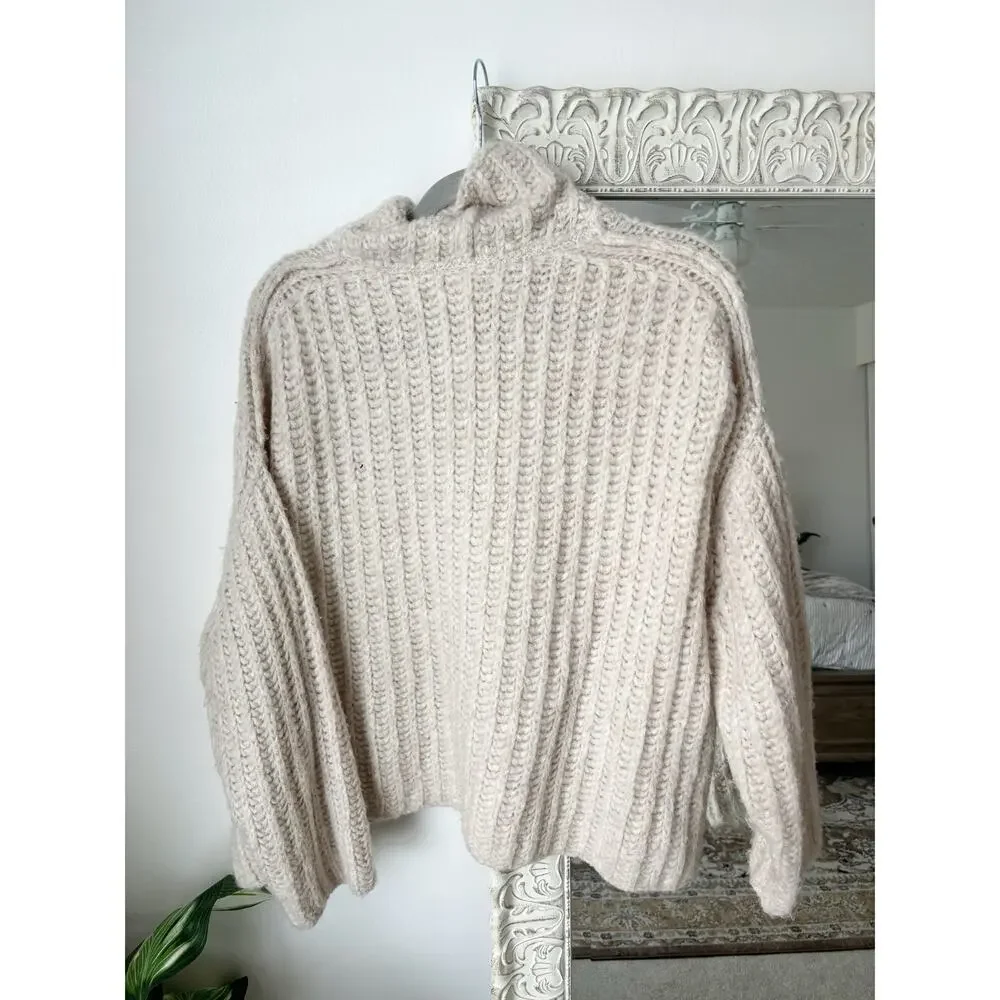 Free People Fluffy Fox Oversized Sweater